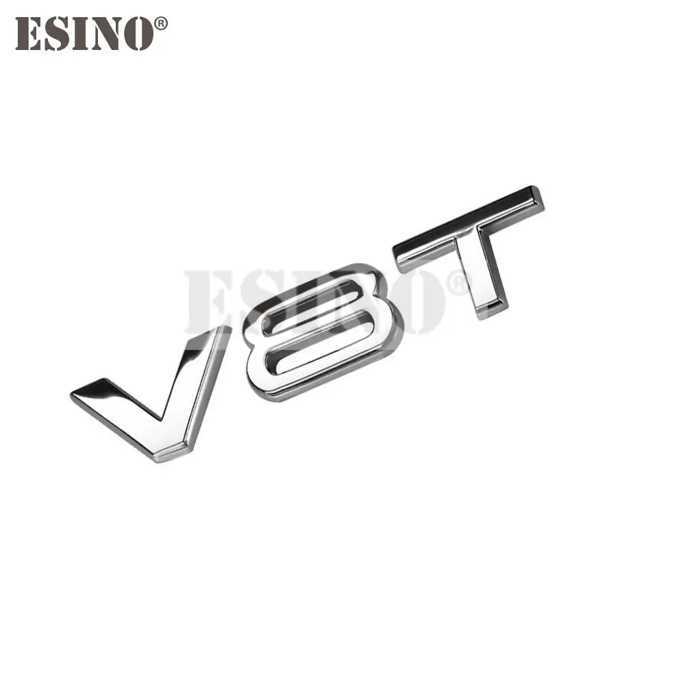 

Новый автомобильный Стайлинг V6T V8T 3D металлическая хромированная эмблема из цинкового сплава автомобильный значок наклейка автомобильный аксессуар для A4 A5 A6 A7 A8 Q7 R8
