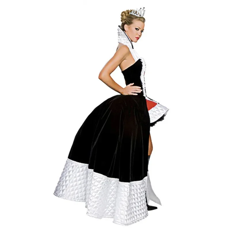 Женский маскарадный костюм Алиса в стране чудес с короной