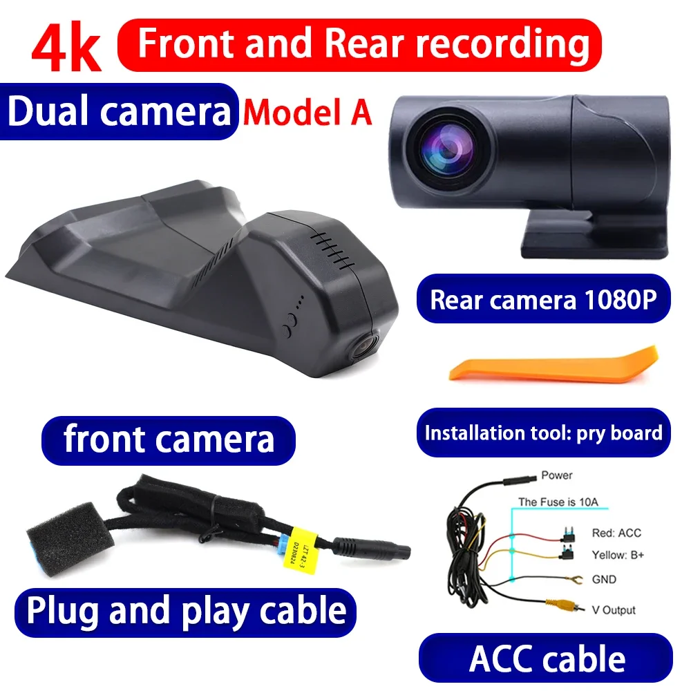 

Видеорегистратор ZhuCamX 4K UHD Plug and Play Автомобильный видеорегистратор для Peugeot 508 R83 3008 P84 5008 P87 2016 ~ 2024