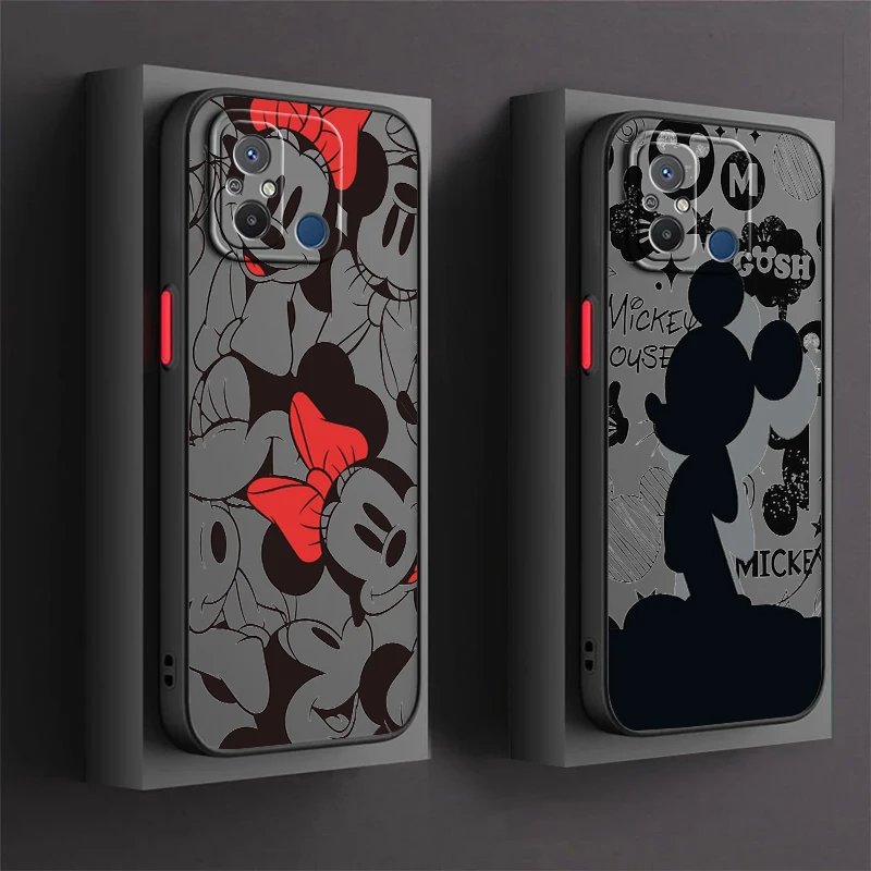 

Cool Mickey Cartoon For Xiaomi Redmi 12 12C 10 11A 10X 10C 9C 9A 9AT 9 8A 8 Frosted Translucent Hard Phone Case Phone Case
