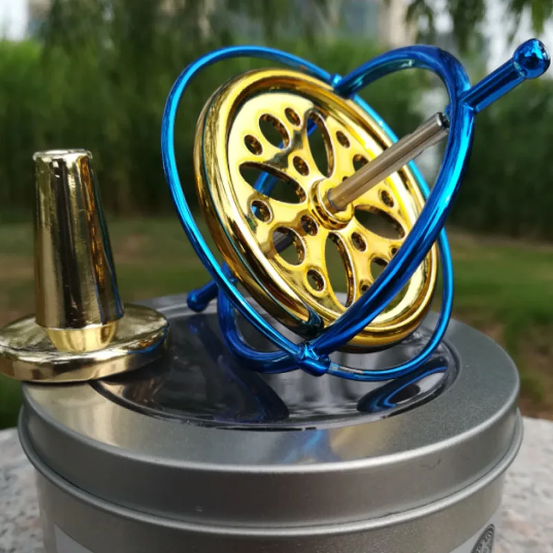 Physics Anti gravity Teaching Classic Balancer Metal Classic Gyroscope Toy Gift Festival Gift Collection enlarge