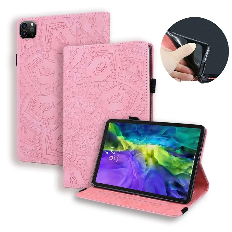 Чехол-накладка для iPad Pro 11 12 9 2021 A2461 из искусственной кожи складной с