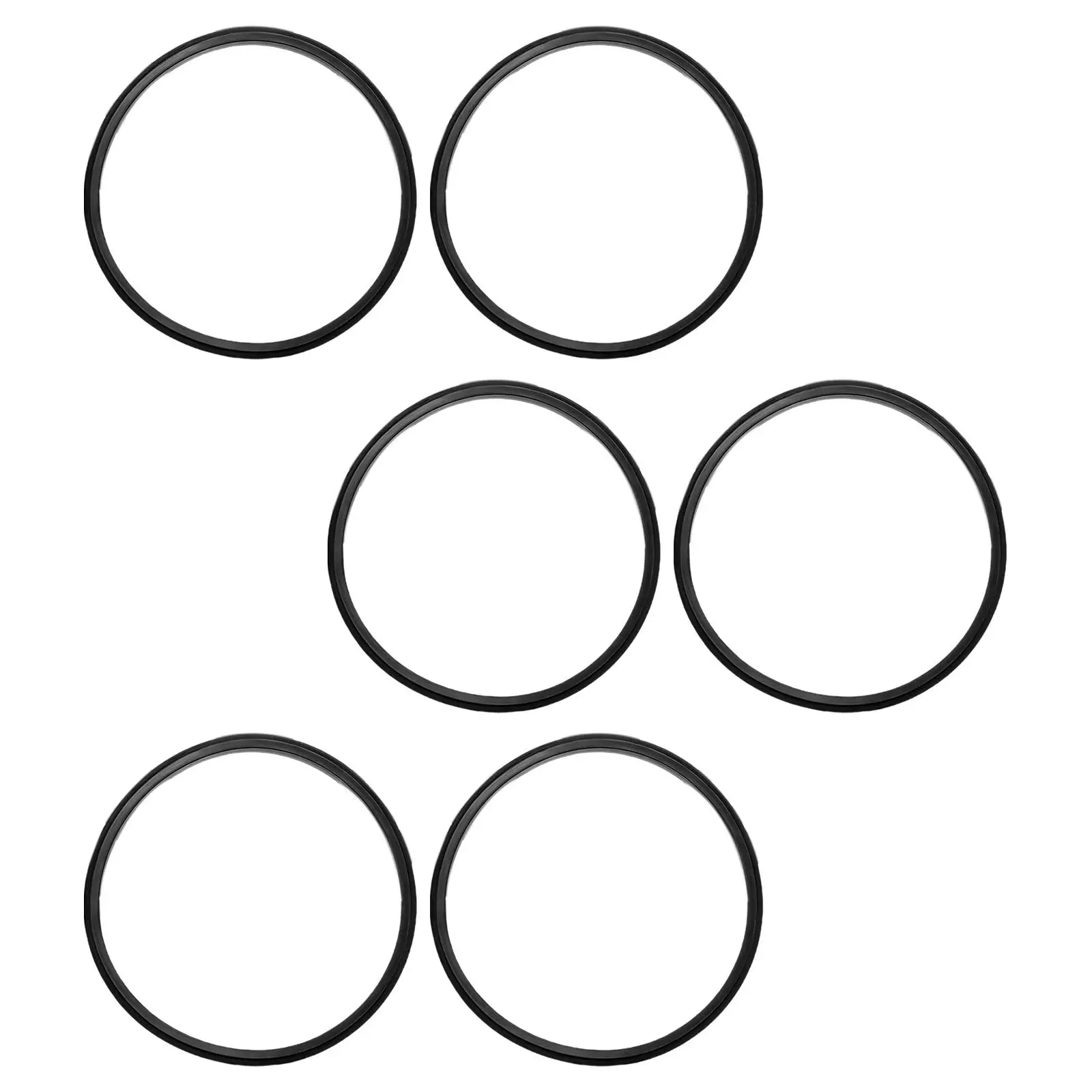 6 Pieces Replacement Silicone Sealing Rings Gaskets Part Silicone Gaskets Sealing Rings for Leak Jar Lids thermoes Cup