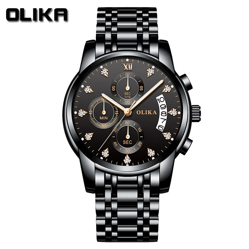 Часы наручные OLIKA Citizen move Мужские кварцевые спортивные полностью стальные