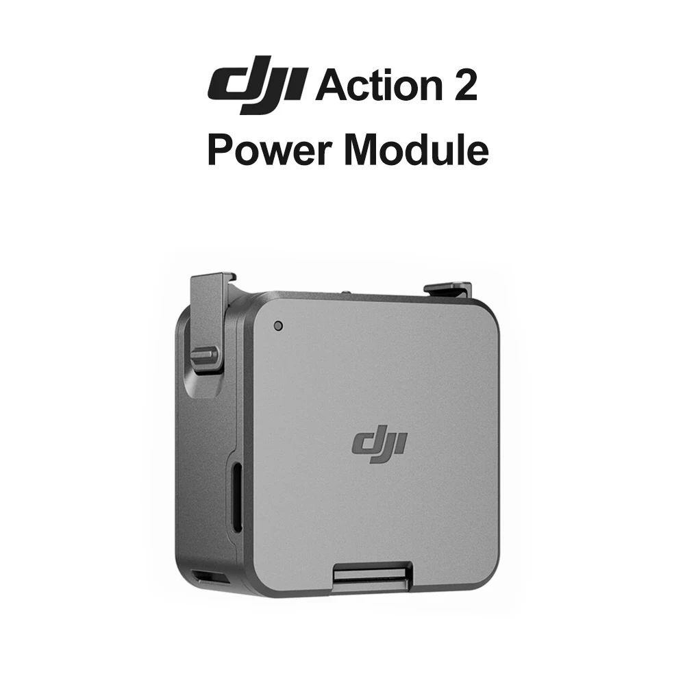 

DJI Action 2 Power Module can Film for up to 180 Minutes Gains microSD Card Slot Hot-swappable and Used with External Microphone