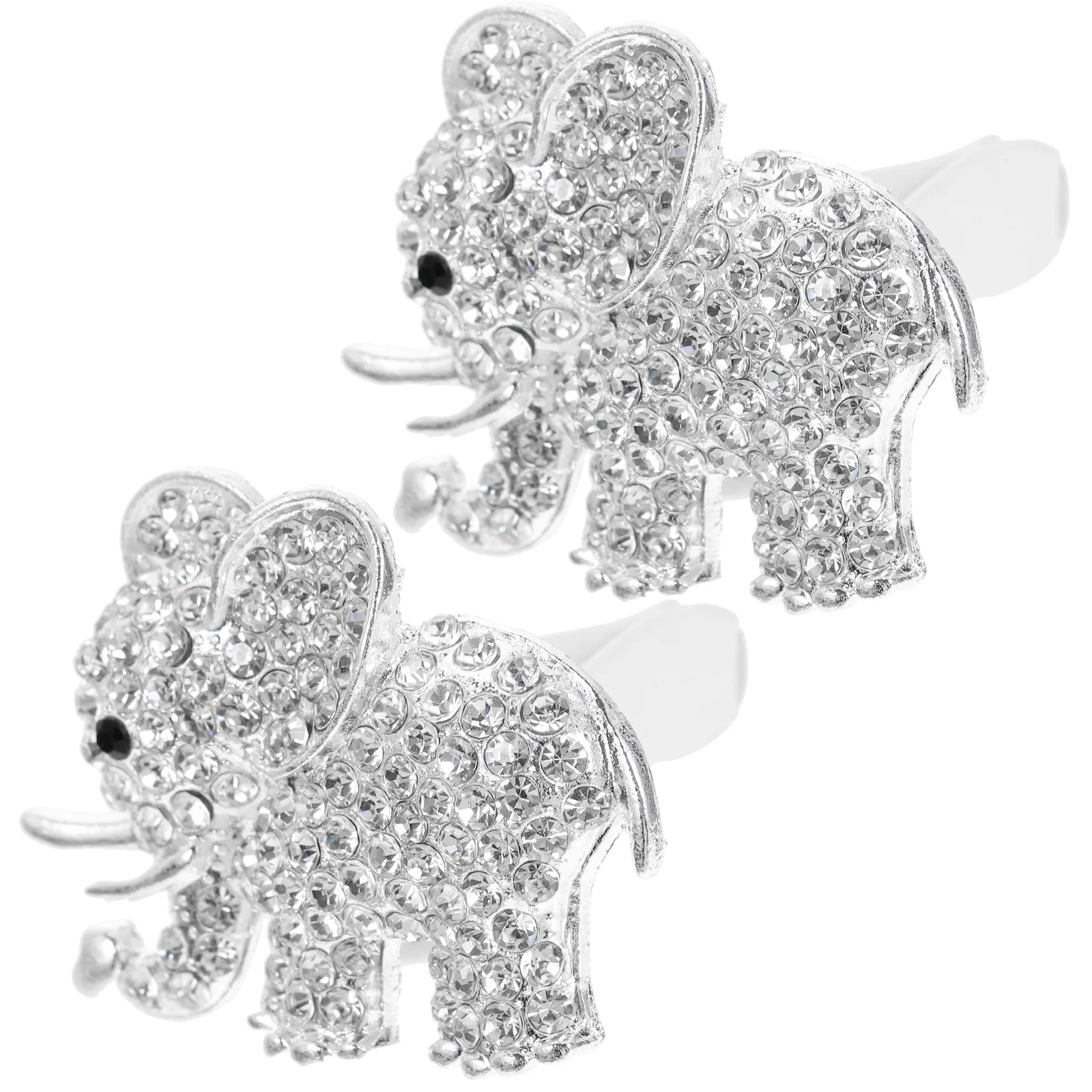 

2pcs Car Diffuser Clips Car Interior Air Conditioner Outlet Decoration Elephant Decor Air Vent Clips