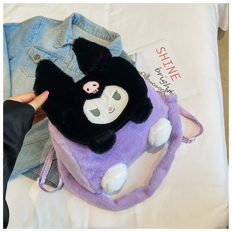 Sanrio Kulomie милая студенческая сумка на одно плечо с косой сумкой большая ушатая