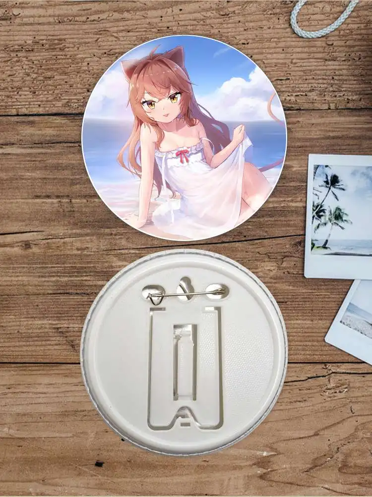 Мягкая брошь-значок с изображением Льва в стиле аниме