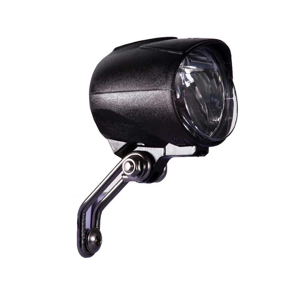 

2 In 1 Electric Bicycle Headlight LED Front Light With Horn 6-56V Ebike Light Super Bright ABS Front Light Electric Front Light