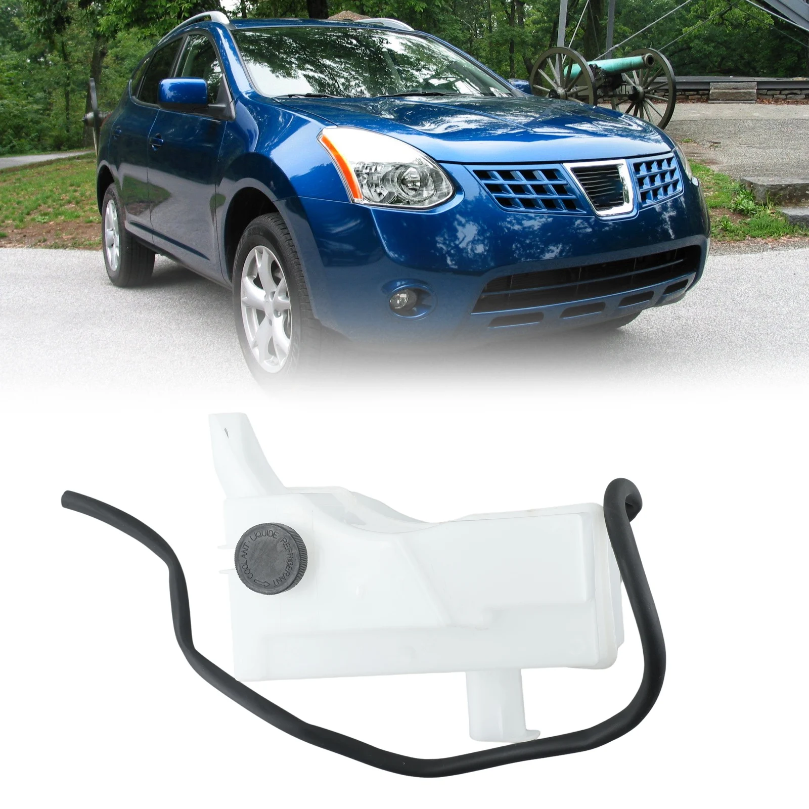 1 шт. резервуар охлаждающей жидкости с крышкой для Nissan Rogue 2008-2015 21711-JG000 прямая