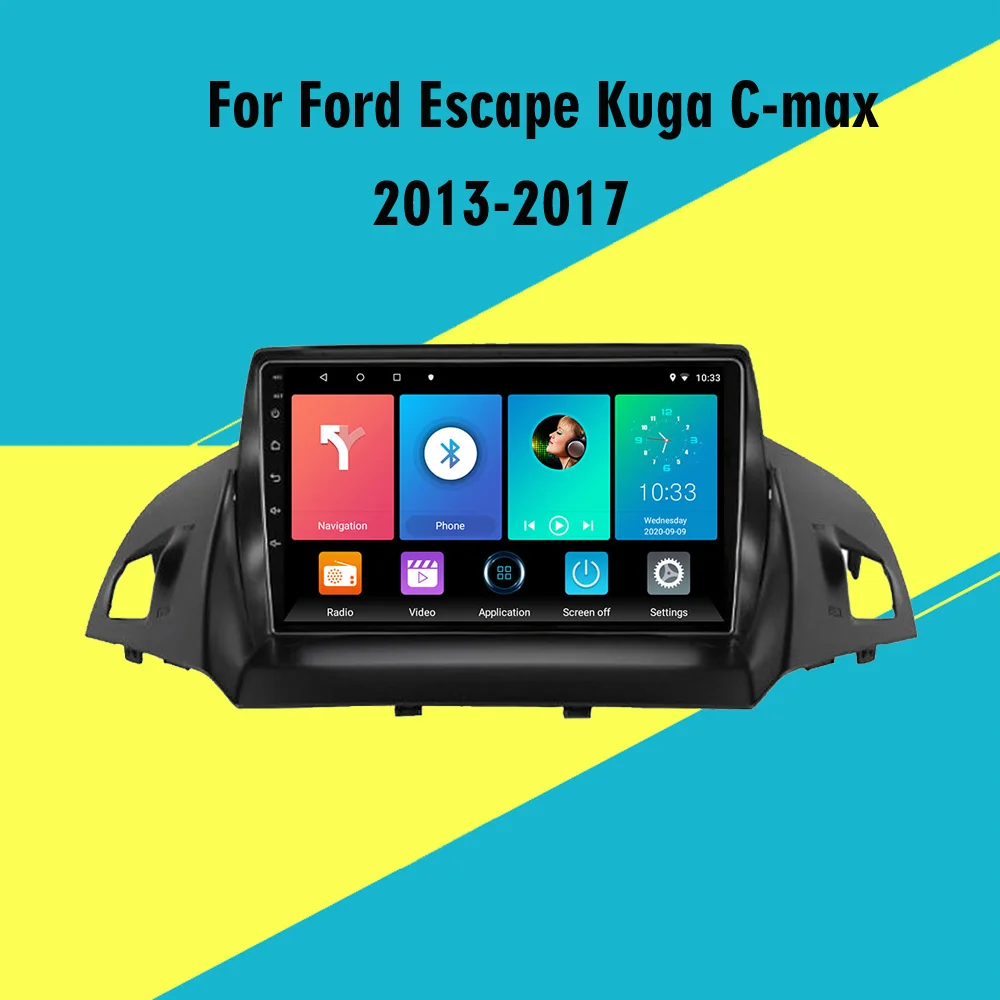 

Autoradio For Ford Kuga 2 Escape C-max 3 2013-2017 9 inch 2 din Car Multimedia Player Android Wifi GPS Navigation