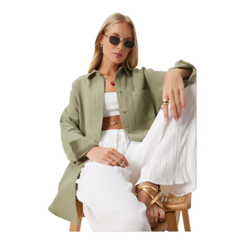 TYZA Женская рубашка Рубашки и блузки Блузки Футболки Y2K Топы с графикой T