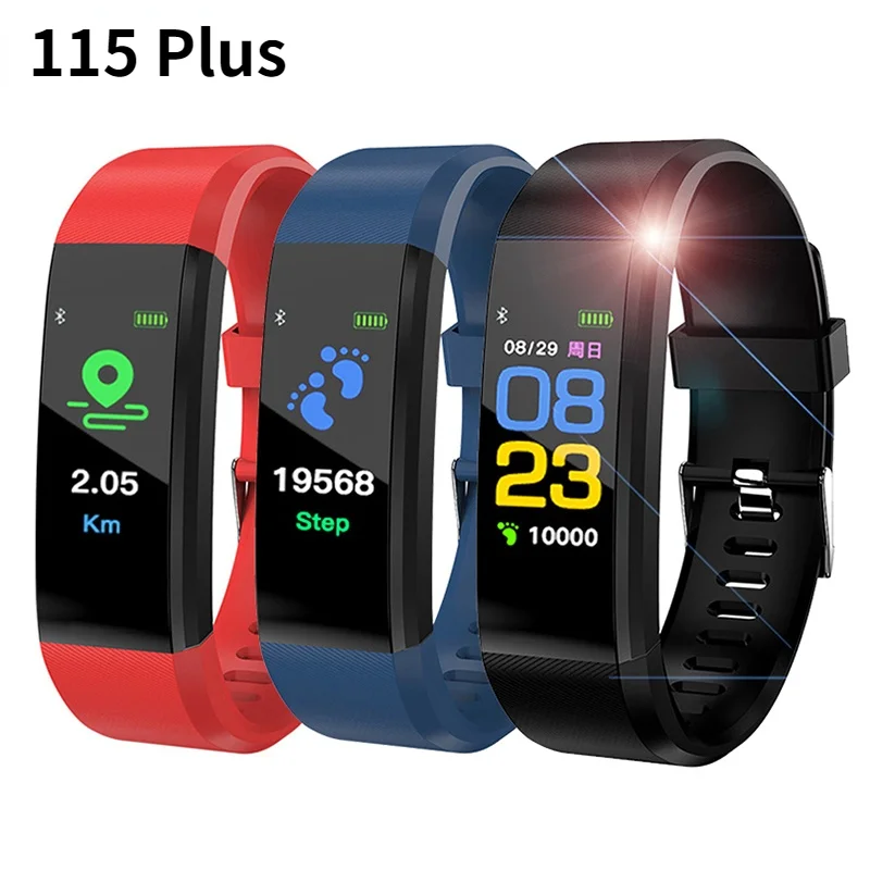 

Smart Watch Wristwatch Color Screen Sport Bluetooth Bracelet Activity Running Tracker Heart Rate for Men Women Digital Watch