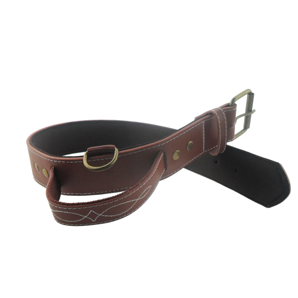 

Accessories Medium Large Pet Artificial Leather Neck Strap Dog Collar Adjustable Buckle Home With Handle Decoration Wide Soft
