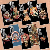 great ramen wave japan phone case for galaxy a71 a51 5g a41 a31 a21s a11 a70 a50 a40 a30 a20e a10 a01 samsung a9 a8 a7 a6 plus c
