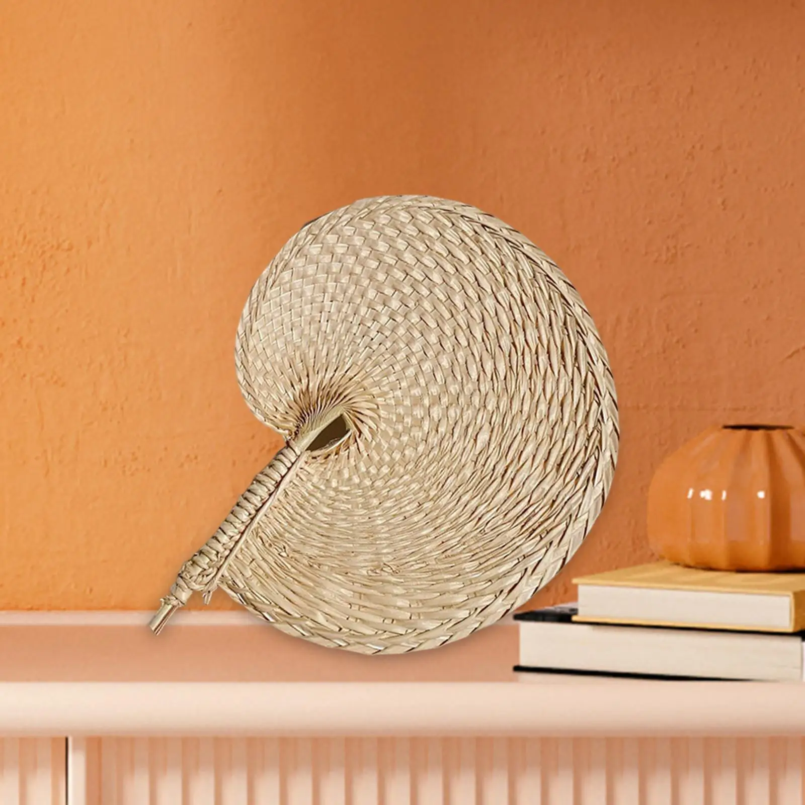 

Handheld Fan Summer Cooling Supplies Woven Hand Fan for Office Home Wedding