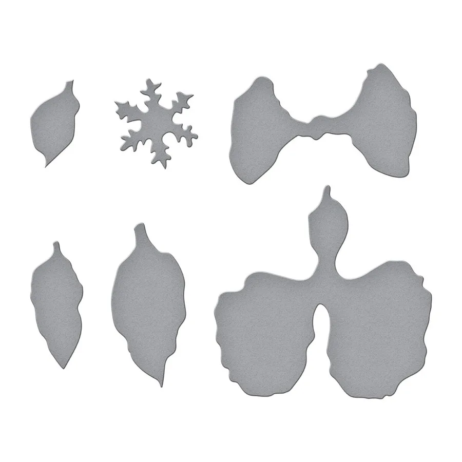 

Holiday Flowers Metal Cutting Dies Stencils Die Cut for DIY Scrapbooking Album Paper Card Embossing New 2022