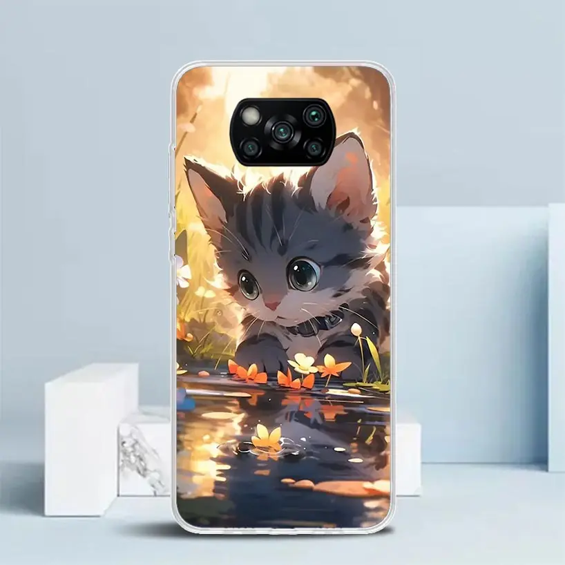 Чехол для телефона Xiaomi Poco X6 X5 X4 X3 Nfc F6 F5 Pro F4 Gt F3 F2 F1 M5S M4 M3 M2