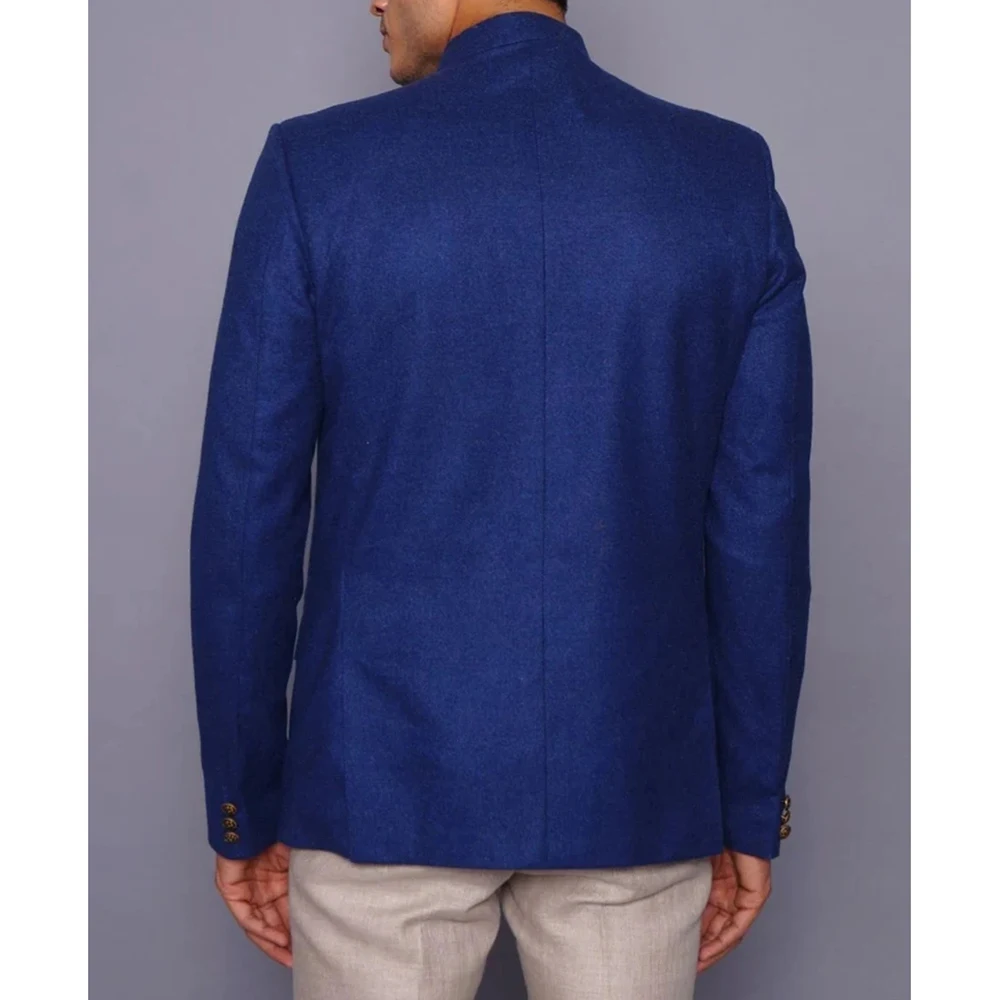 Элегантный комплект из 2 предметов пиджак и брюки Однобортный блейзер с