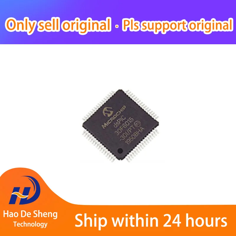 

10PCS/LOT DSPIC30F6015-30I/PT TQFP64 New Original in Stock