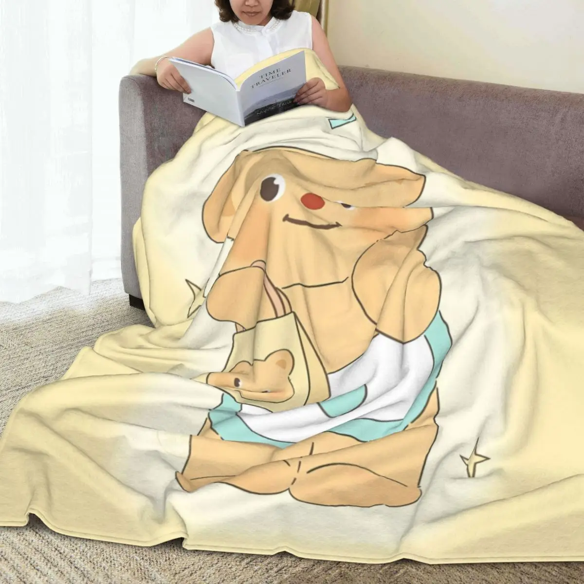 Одеяло для сумки ButterBear качественное супермягкое одеяло весеннее путешествий в