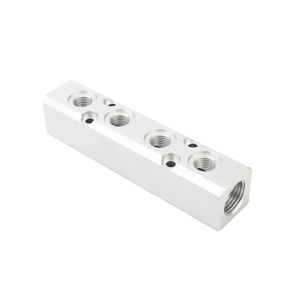 Функциональные коллекторные блоки гладкий разветвитель резьбовой порт алюминий