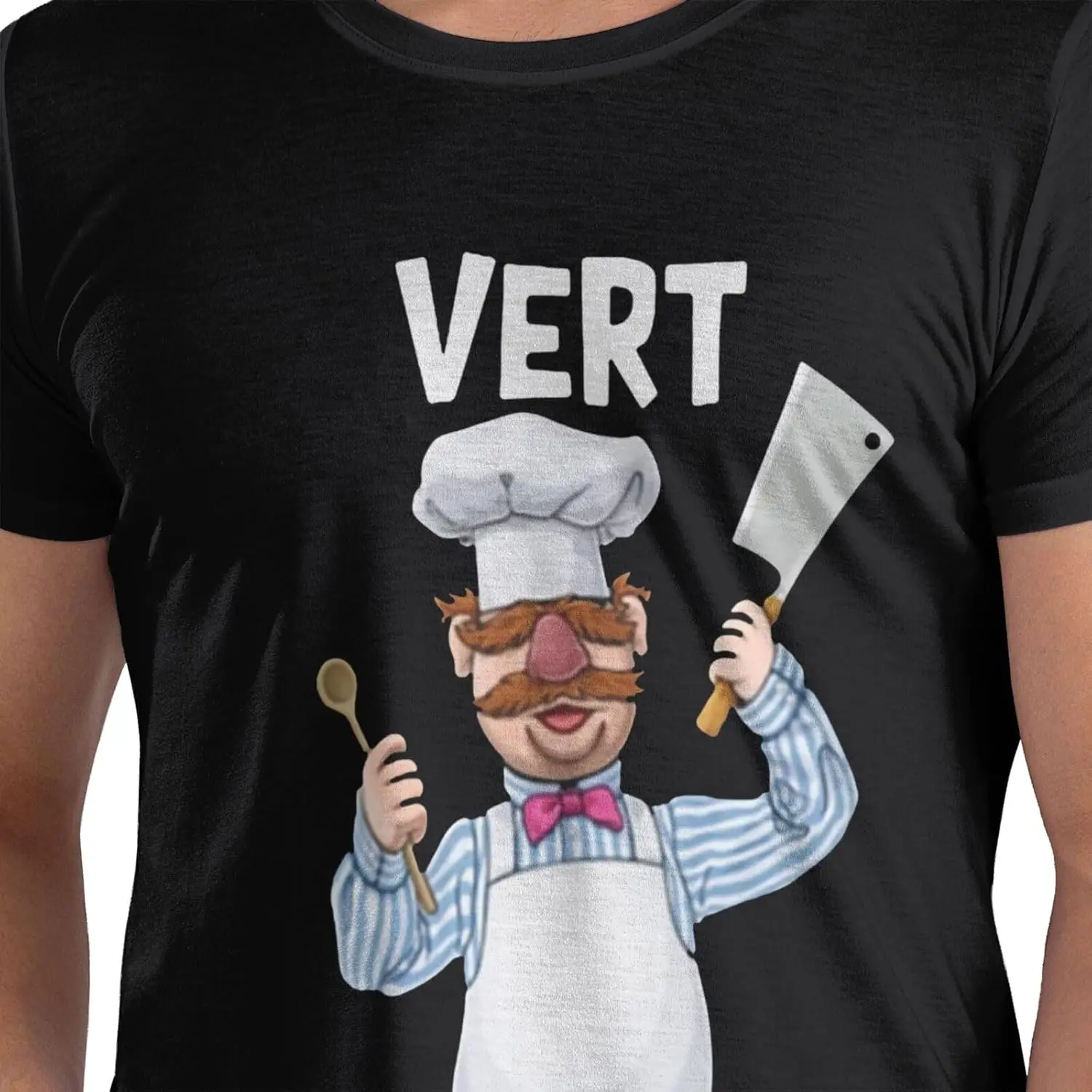 Аниме шведский шеф-повар Vert Der Ferk футболка мужская летняя с круглым вырезом и