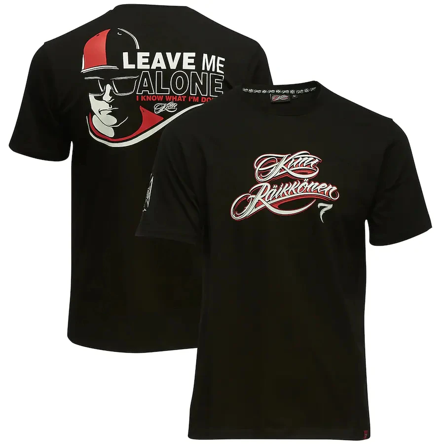 Мужские футболки Kimi от Уэст-побережья Оставьте меня одного Формула 1 для