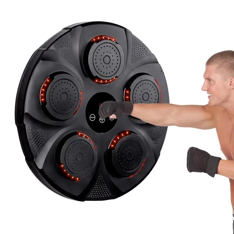 

Music Boxing Machine Durable Smart Musical Boxing Trainer Wall Hanging Sandbag Electronic Response Boxing Machine with light