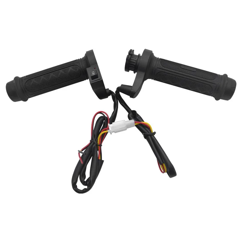 

12V Universal Motorcycle 7/8 Inch 22mm Electric Hand Heated Molded Grips Handle Handlebar