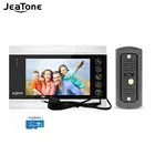 Jeatone умный дом видеодомофон 1200TVL открытый видео дверной звонок для квартиры 7-дюймовый монитор Поддержка разблокировки движения