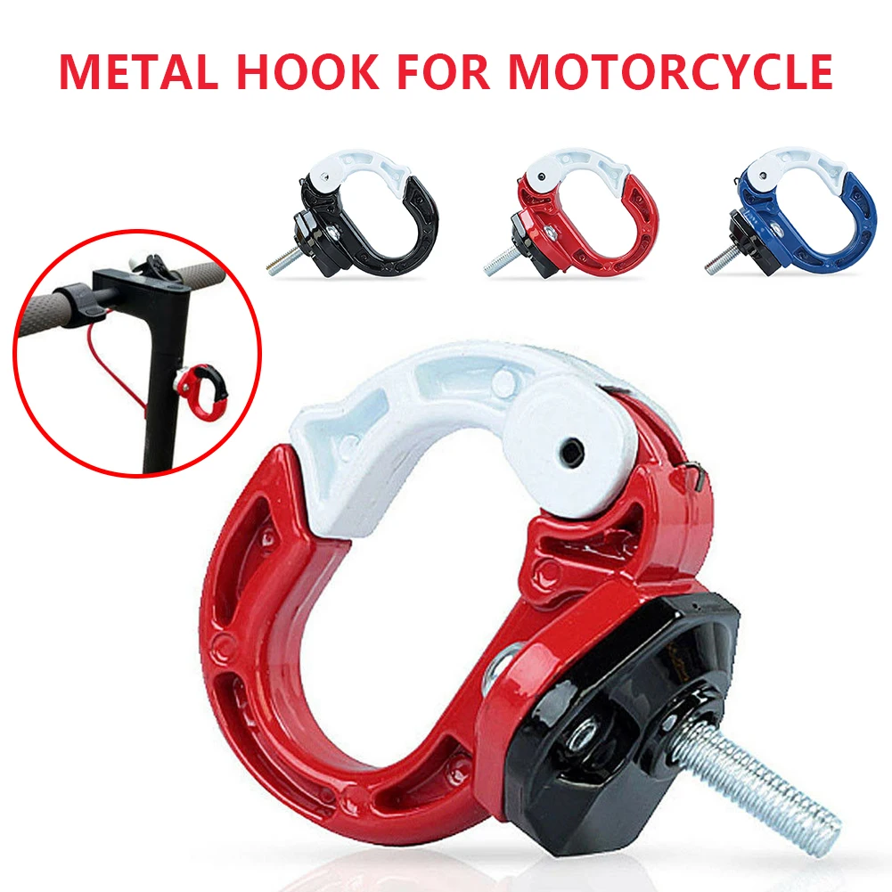 Купи O Shape Holder Gadget Hook For Xiaomi Mijia M365 /Pro Electric Scooter Aluminium Alloy Hanging Bag Hook E-bike Accessories за 53 рублей в магазине AliExpress