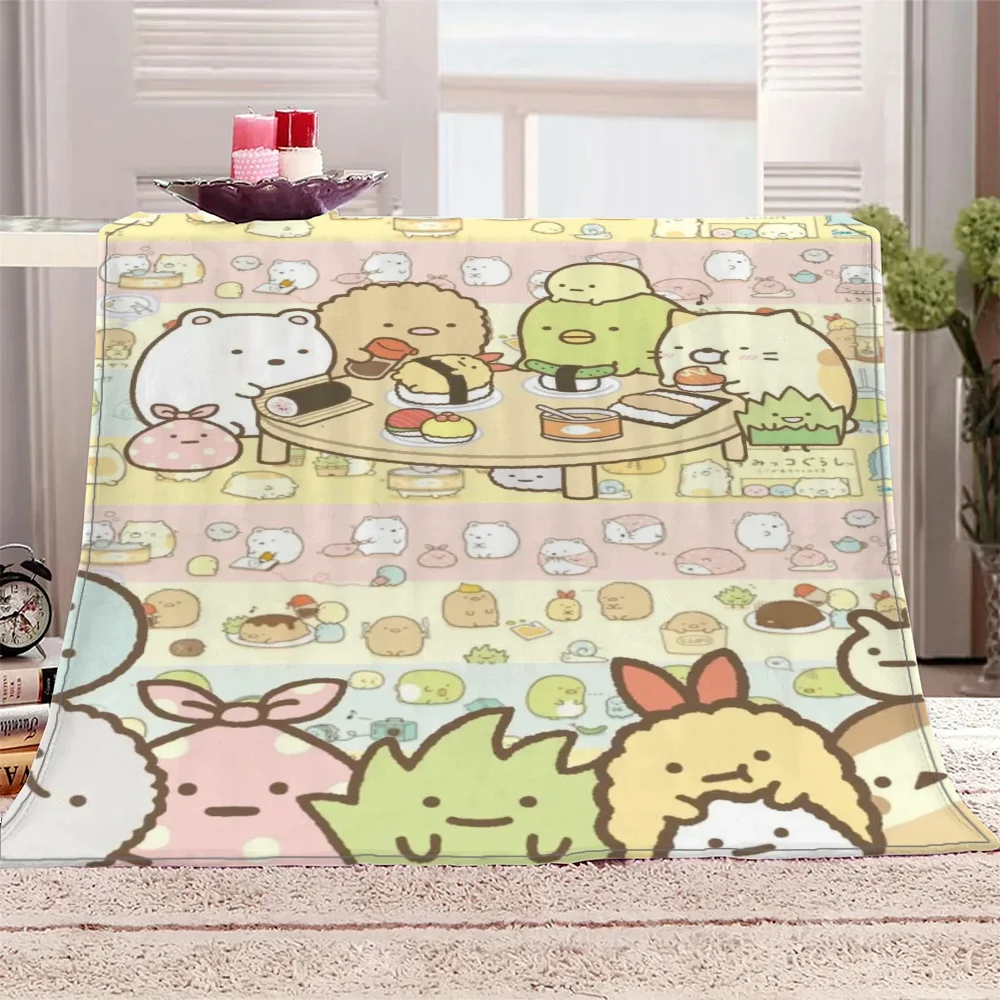 Роскошное Одеяло украшение для дивана тепловые одеяла Sumikko Gurashi кровати одеяло 150