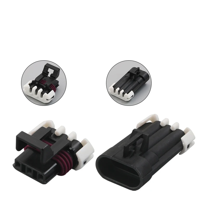 2 комплекта 3-контактный черный автоматический разъем Delphi Metri-Pack 150 датчик
