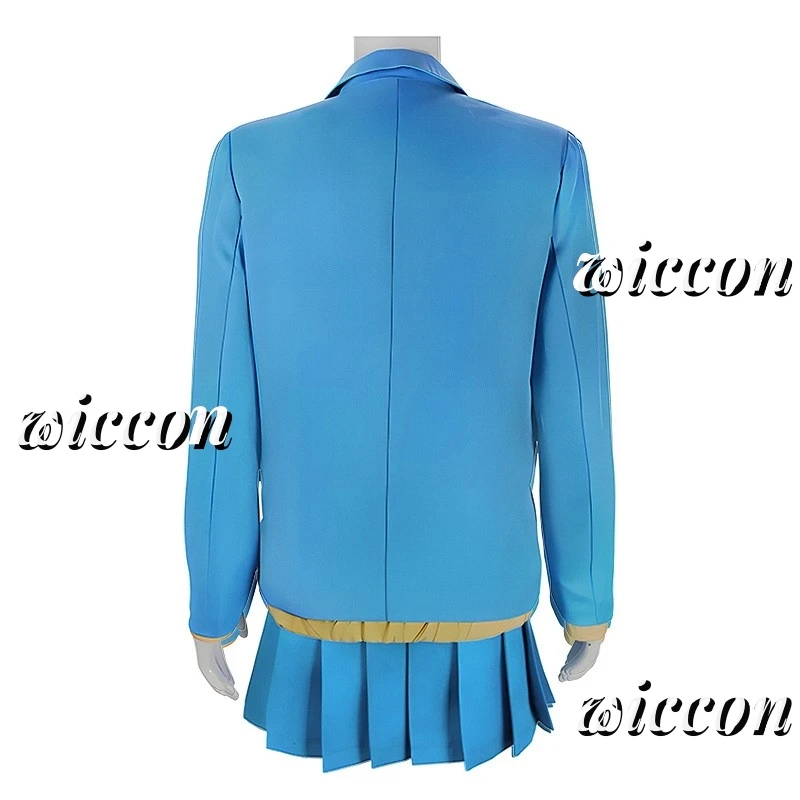 Женский костюм для косплея из аниме синяя коробка шинацу Кано парик школьная