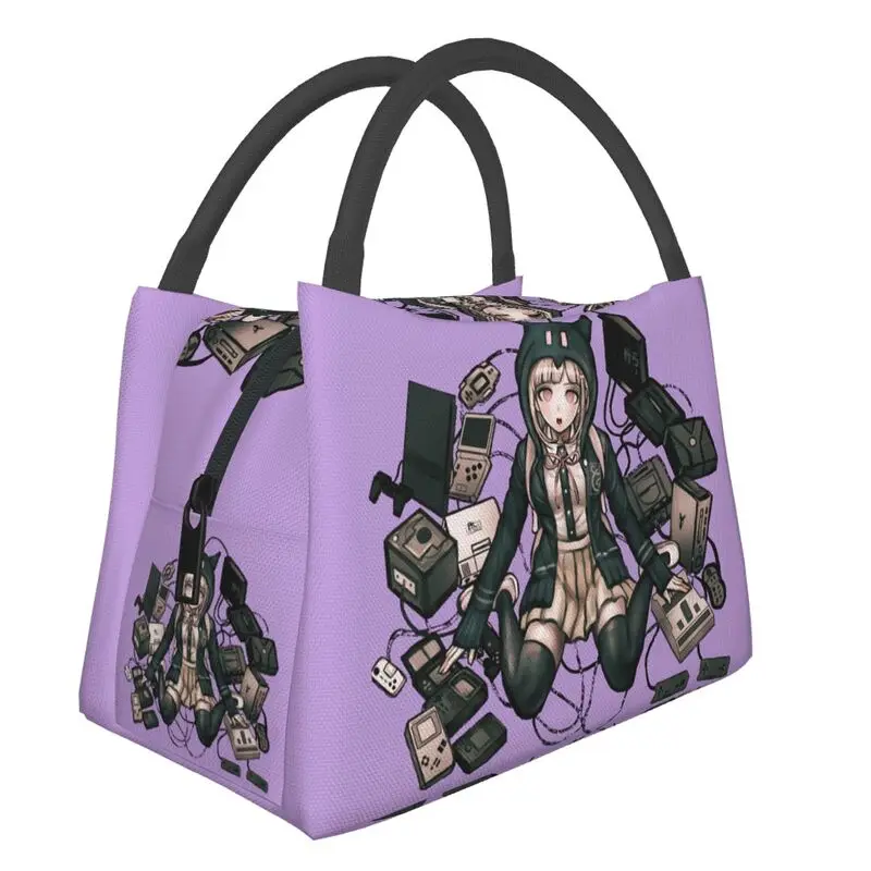 

Chiaki Nanami Danganronpa Thermal Insulated Lunch Bags Women Adventure Game Resuable Lunch Tote Travel Storage Meal Food Box