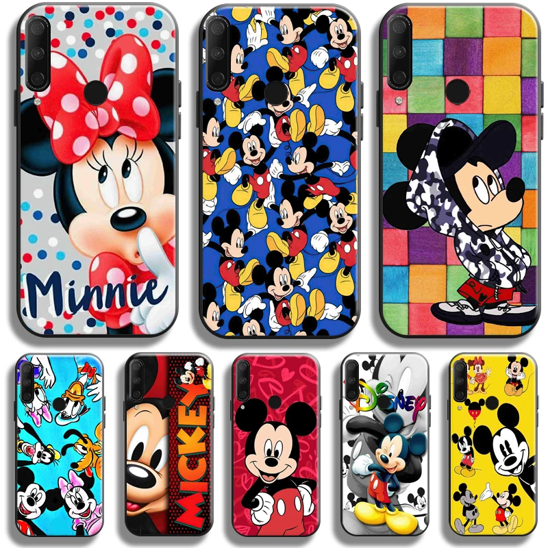 

Disney Mickey Minnie Mouse Phone Case For Huawei Honor 9X 8X 7X Pro For Honor 10X Lite Case Coque Silicone Cover Soft Funda