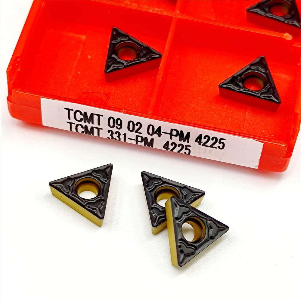 

TCMT090204 PM 4225 carbide inserts can be indexed internal turning tools CNC lathe tools TCMT 090204 turning inserts