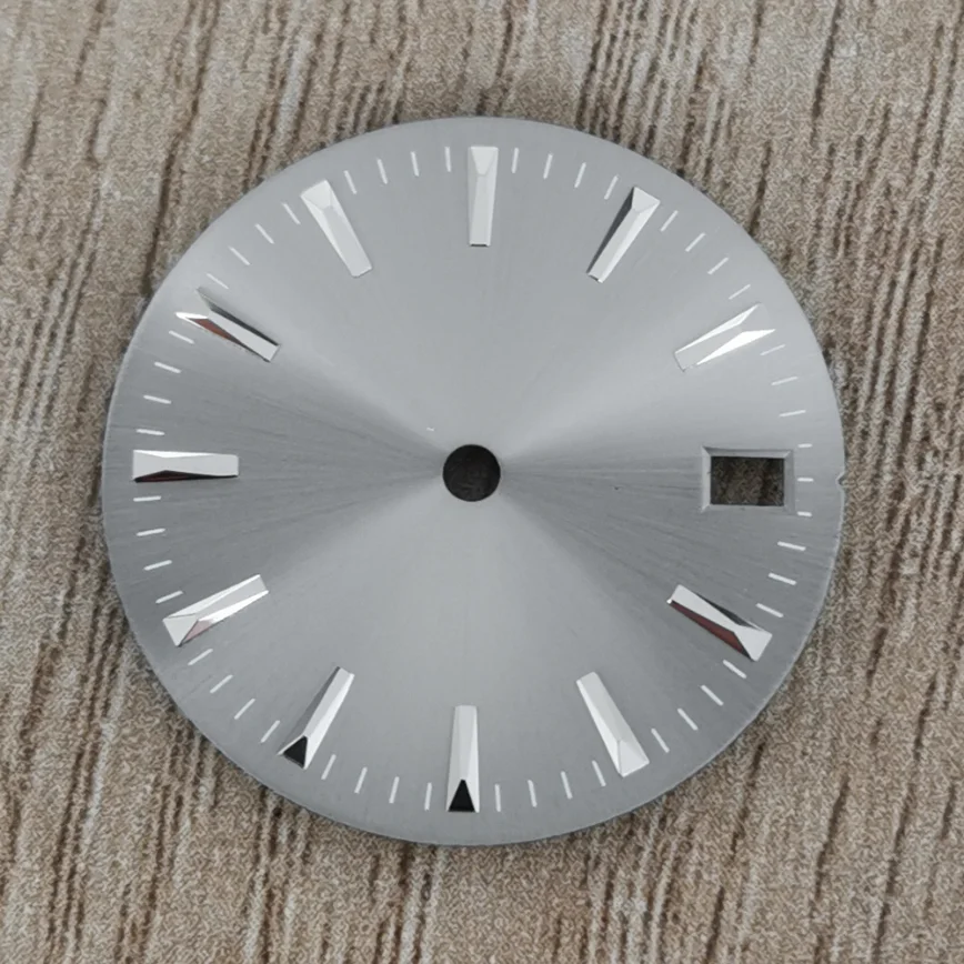 Watch Accessories 28.5MM Dial No Logo Sunburst Studs Simple Dial for NH35/364R/7S Movement Watch Dial