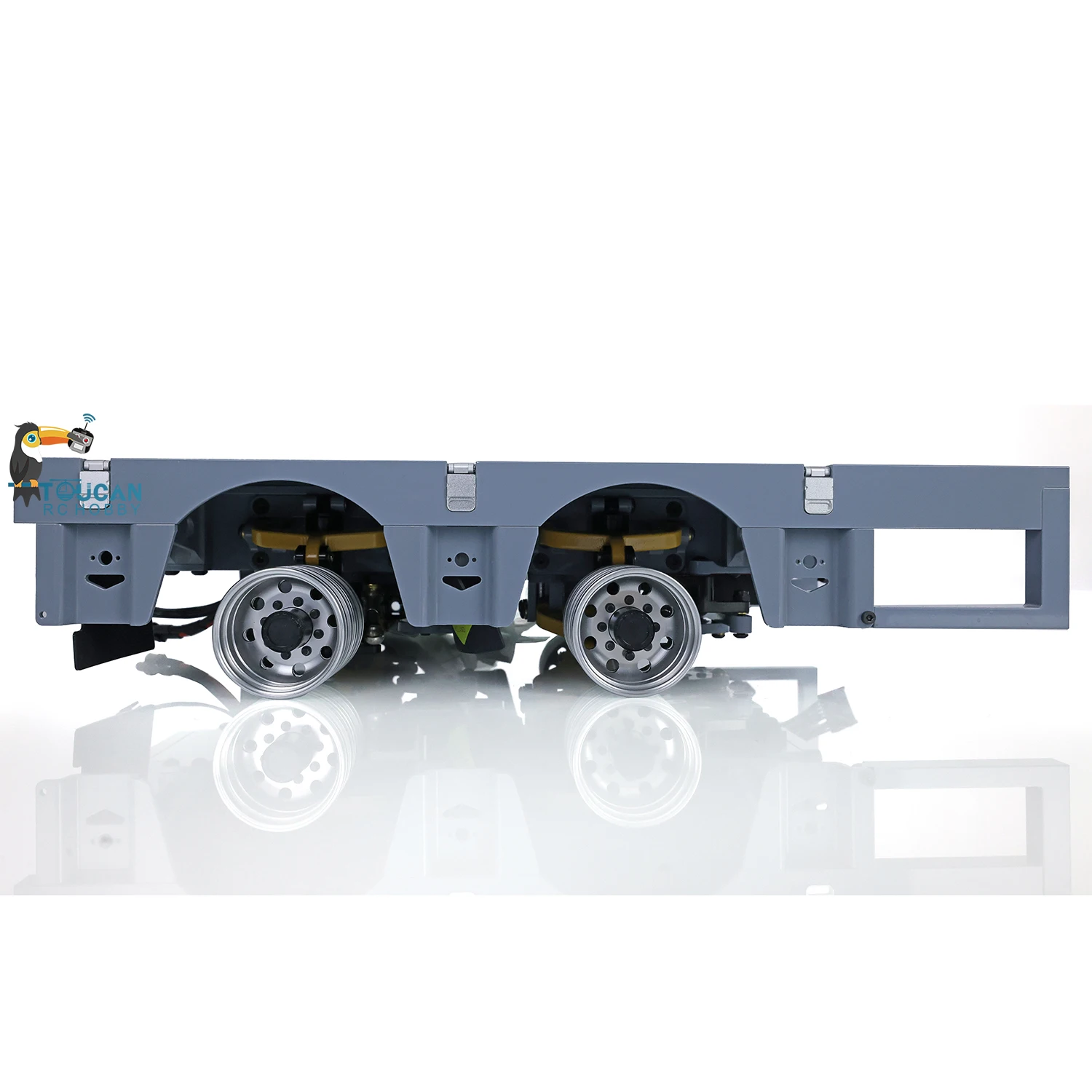 2Axle Металлический модуль радиоуправляемого прицепа Окрашенная собранная модель