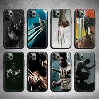 marvel super hero wolverine phone case for iphone 13 12 11 pro max mini xs max 8 7 6 6s plus x 5s se 2020 xr cover