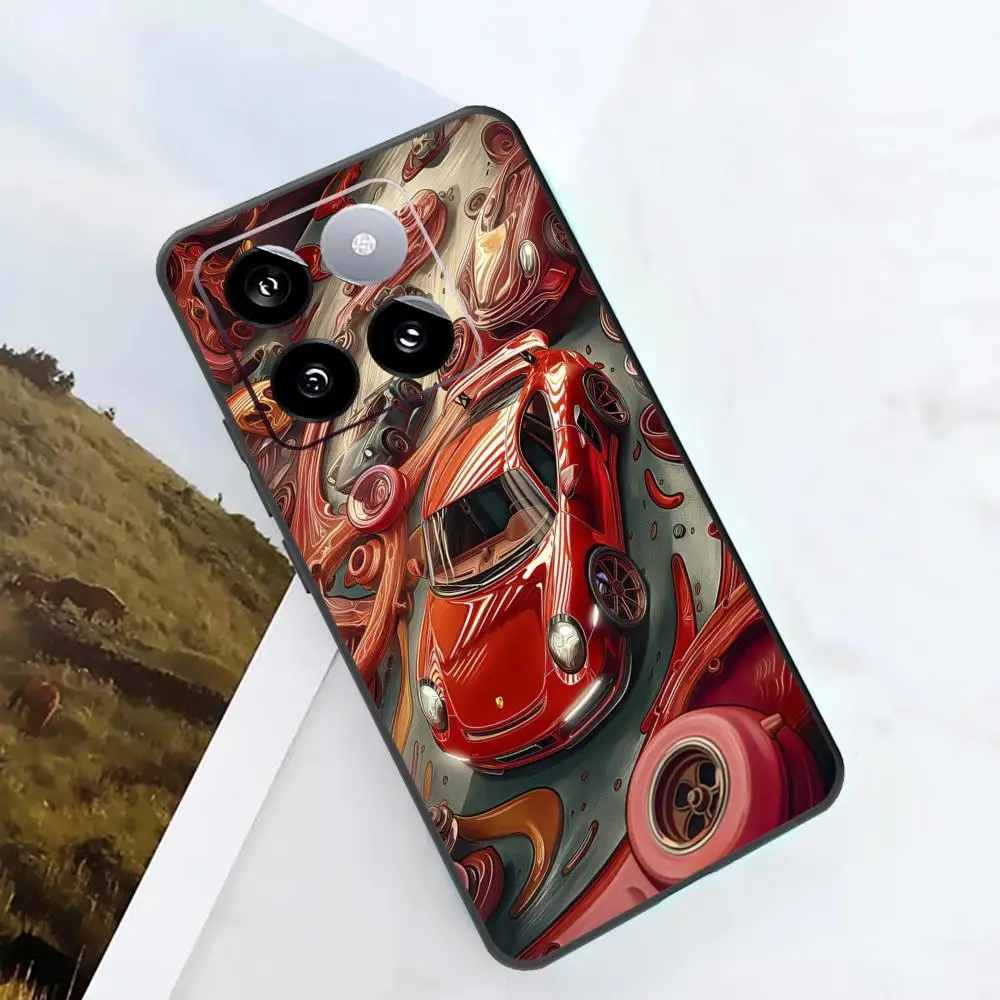 Крутой спортивный автомобиль 911 чехол для телефона Xiaomi 14 Ultra 13T 13Pro 13 12T 12 11T 11i 11