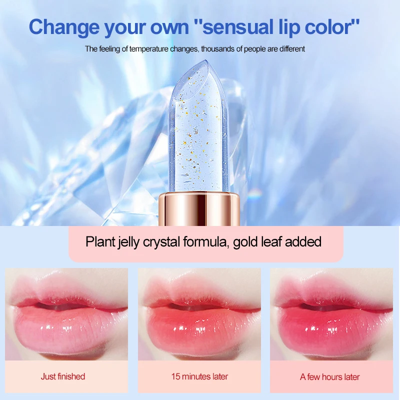 

LINNSE сетчатый Увлажняющий блеск для губ в стиле знаменитостей помада с кристаллами изменение температуры цвета водонепроницаемый макияж бальзам для губ косметический инструмент