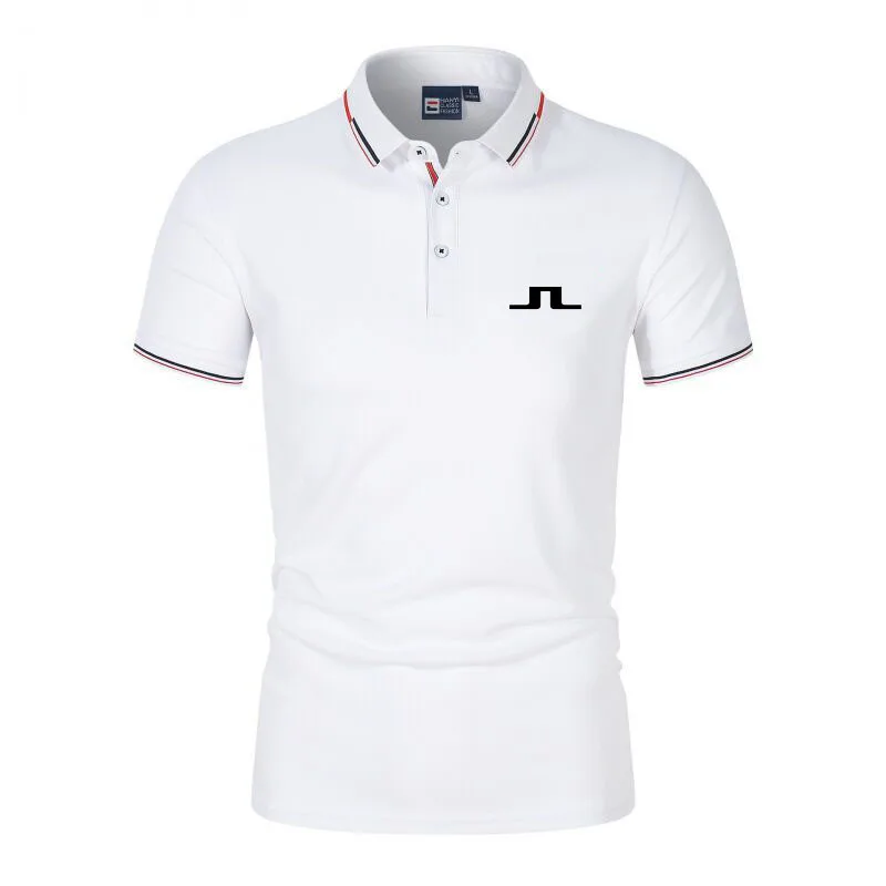 

Summer Men's Golf Shirts Quick Dry Breathable Polo Shirts 2022 Fashion Short Sleeve Tops J Lindeberg Golf Suits Men's T Shirts