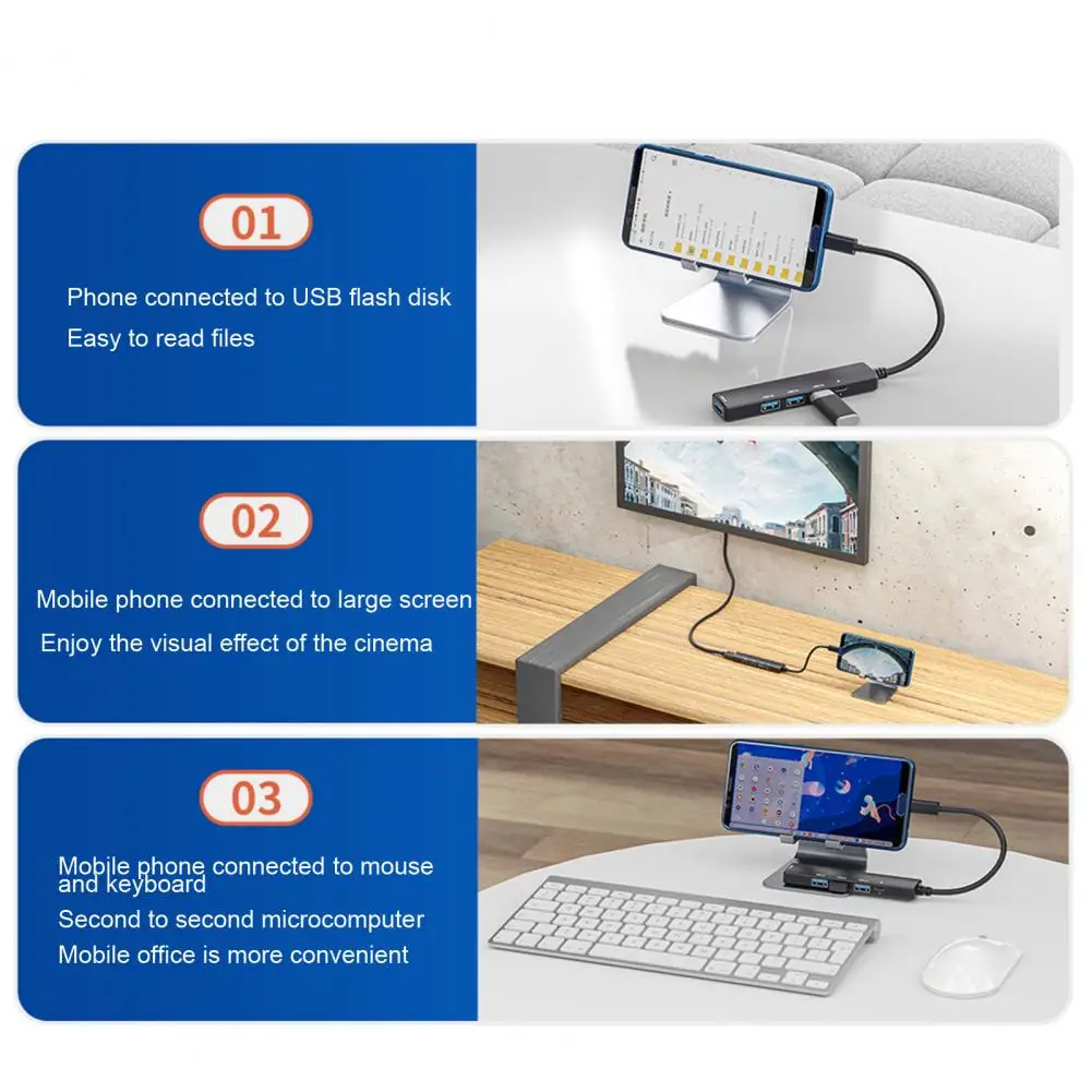 

Наслаждайтесь большим экраном подключи и играй Type-C к фотоинтернету 3,0 2,0 HDMI-совместимый адаптер док-станция для ноутбука