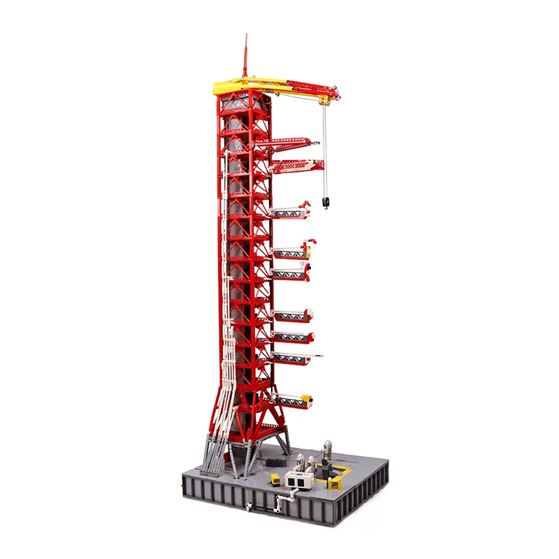 

MOC Saturn 5 Launch Tower Building Blocks Kits Apollo Space Exploration Platform High-Tech Model DIY Brick Kids Brain Toy Gift