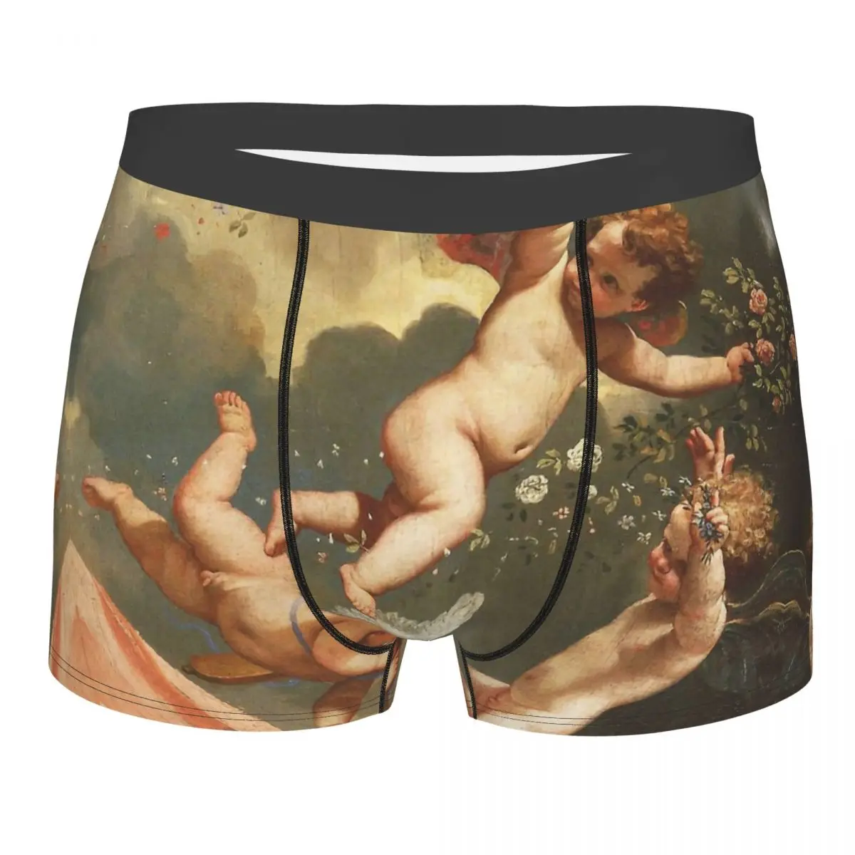 

Aesthetic Cute Renaissance Angels Angel Underpants Cotton Panties Men's Underwear Print Shorts Boxer Briefs