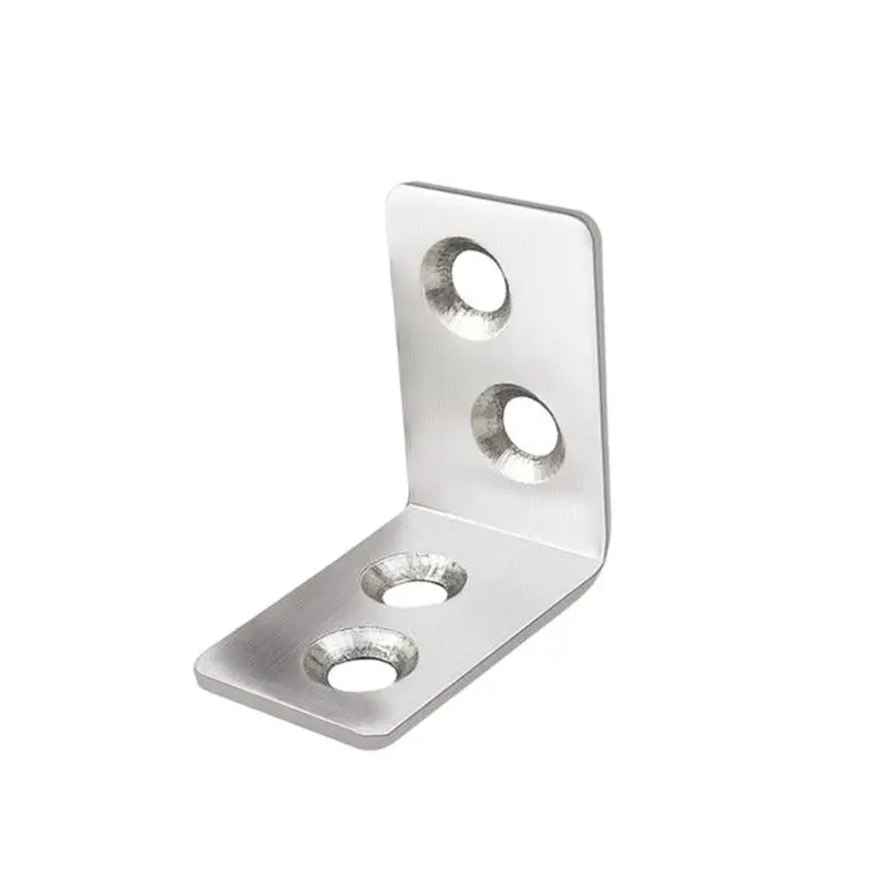 

Stainless Steel Right-angle Code Bracket 90 Degrees L-shaped Furniture Connector Hardware Accessories Fixed Piece Triang