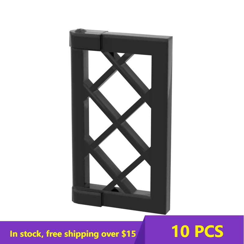 

10PCS MOC Bricks 60607 Window 1 x 2 x 3 with Thick Corner Tabs For Building Blocks Parts DIY Education Creative Gift Toys