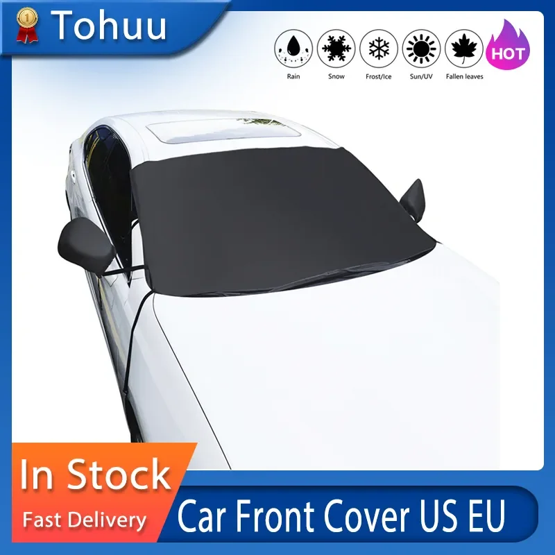 

Winter Snow Shield Car Windshield Snow Cover Waterproof Ice Frost Sunshade Protector Window Cover with Mirror Covers